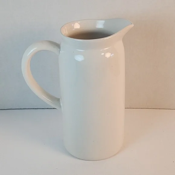 Rae Dunn White Pitcher - DRINK - Picture 3 of 7